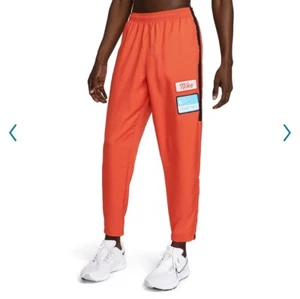 Nike Jogginghose Herren S Orange Ankle Zip Dri-FIT Challenger Originalteile Laufen - Bild 1 von 9