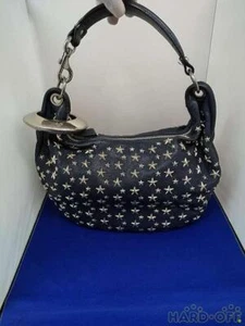 Jimmy Choo Shoulder Bag Leather Star Studded Design USED without box USED - Picture 1 of 8