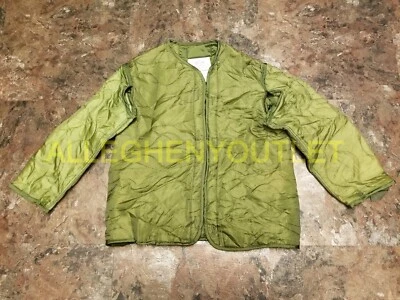 USGI Ejército Militar M-65 CHAQUETA DE CAMPO ACOLCHADA M65 ABRIGO FORRO OD Verde Pequeña NUEVA Foto 1 de 4