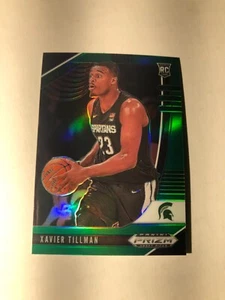 2020-21 Panini Prizm Draft Picks XAVIER TILLMAN Green Prizm Card - Bild 1 von 1