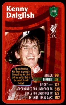 Top Trumps Liverpool (2012-2013) Kenny Dalglish Legend - Image 1 of 2