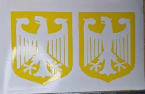 ✅ 2x Pegatinas Águila Alemana Deutschland Germany Sticker - Imagen 1 de 8