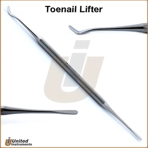 Surgical Toe Nail Lifter Double Ended Scaler Podiatry Nail Surgery Instruments - Picture 1 of 1