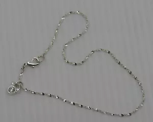 L - OLDER BRACELET WITH DISNEY MICKEY MOUSE RHINESTONE CHARM, 9.5 INCHES - Picture 1 of 3