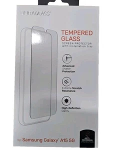 DURAGLASS Vetro Temperato Protezione Schermo Samsung Galaxy A15 con Vassoio di Installazione - Foto 1 di 2
