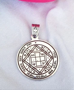 Love Amulet Key of Solomon Pendant in Silver 925 /Personalized Name - Picture 1 of 2