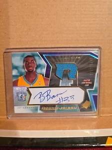 Brandon Bass 2005-06 Upper Deck SP Rookie Jersey Autograph  #1272/1499 RC Hornet - Picture 1 of 4