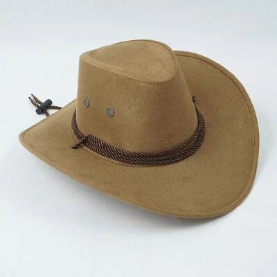 Men's Fringe Faux Suede Leather Open Front Tassel Coats Western Cowboy Jacket - Image 1 of 3