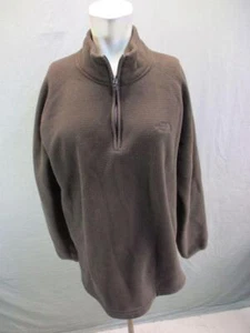 Sudadera pulóver forrada de vellón con cremallera marrón 1/4 talla L para hombre The North Face 7Y591 - Imagen 1 de 6