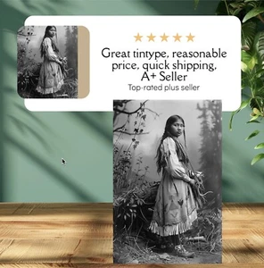 Native American Tintype Limited Edition Museum Series C00164RP - Picture 1 of 3