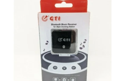 NEW 30 Pin Bluetooth Music Receiver BLACK iPod/iPhone/iPad Sound Adapter (3370) - Image 1 of 4