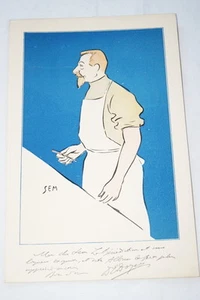 SEM-MEDECINE LOUIS DOYEN CHIRURGIEN GRAVURE COULEURS BENEDICTINE R932 - Foto 1 di 1