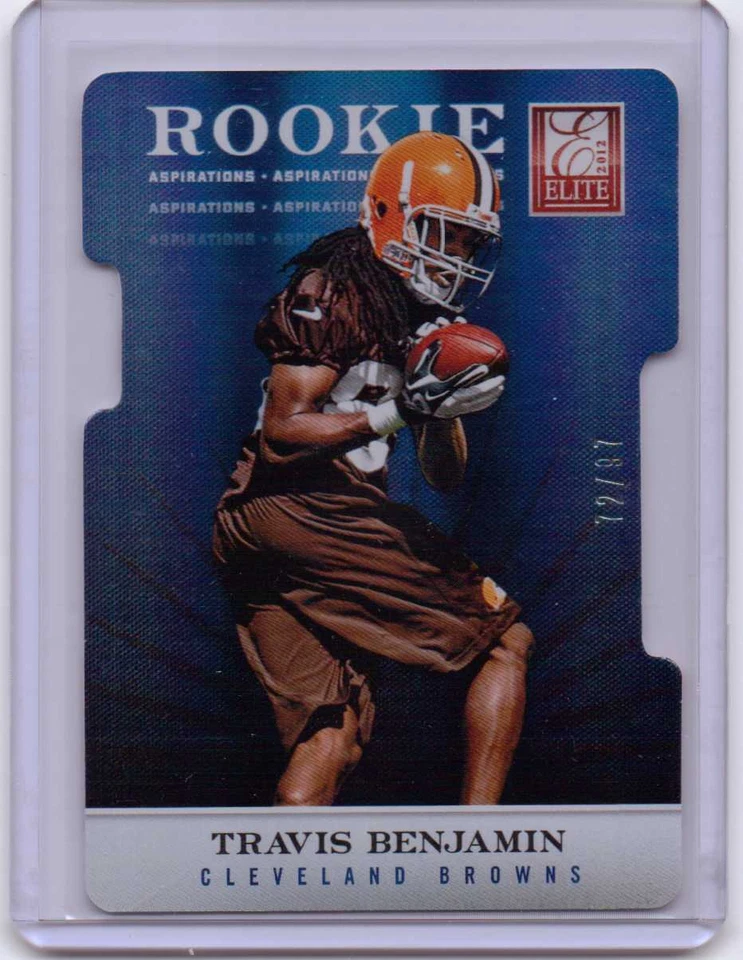 Travis Benjamin 2012 Donruss Elite Rc ASPIRATIONS Die Cut Ser#d 72/97  Rookie - Image 1 of 1