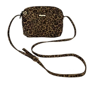 Borsa a tracolla Nine West leopardata stampa animalier tracolla ecopelle tasche zip - Foto 1 di 6