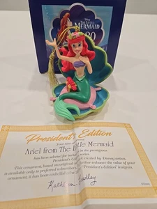 Ariel President Edition Ornament Early Moments Disney The Little Mermaid Grolier - Picture 1 of 9