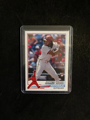 2025 Topps Heritage 1976 Redefined Green Back Джеймс Вуд No76R-11 Nationals RC - Изображение 1 из 2