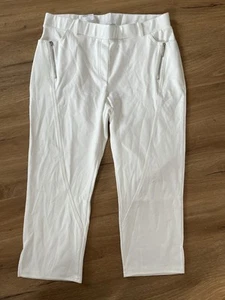 Monaco Blue Damenhose Gr.42 Capri 7/8 Knöchel Treggins Gerades Bein Stretch - Bild 1 von 3