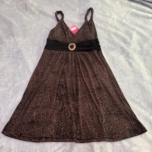 Candie's Kleid mit Gepardenmuster Größe L - Bild 1 von 8
