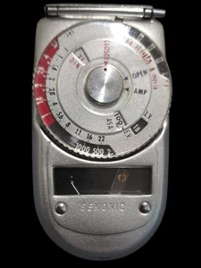 *Vintage* Sekonic Auto-Leader Model L38 Analogue Light Metre Measure W Pouch - Foto 1 di 7