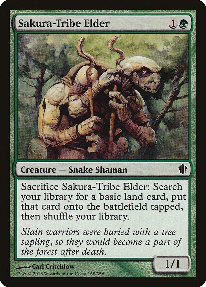 MTG Sakura-Tribe Elder  - Commander 2013 #168 - Image 1 of 1
