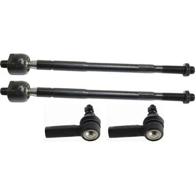 Conjunto de extremidade de haste de amarração para 1993-2002 Toyota Corolla dianteiro motorista e passageiro lateral - Imagem 1 de 4