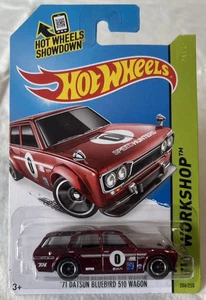 Hot Wheels '71 Datsun Bluebird 510 Wagon Super Treasure Hunt - 2014 - Protecto - Picture 1 of 7
