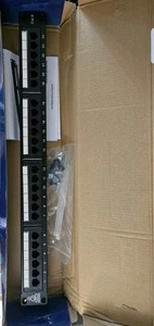 MonkCables 24-port Cat6 Patch Panel 110 Type with Removable Backbar - Picture 1 of 6