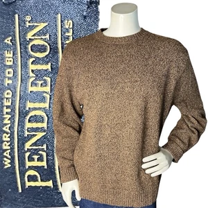 Pendleton Men XL Sweater Shetland Wool Knit Pullover Crewneck Washable NWOT - Picture 1 of 12
