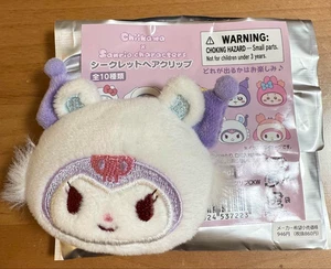 Sanrio × Chiikawa Secret Hair Clip Kuromi JAPAN NEW - Picture 1 of 1