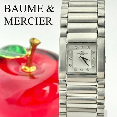 Baume & Mercier Catwalk Watch Quartz 12 Diamond 1.06" Case 6.5" Wrist - Image 1 of 4