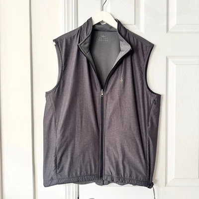 Peter Millar Crown Sport Gray Two Way Reversible Vest Large MS18EZ33 Customized - Image 1 of 4