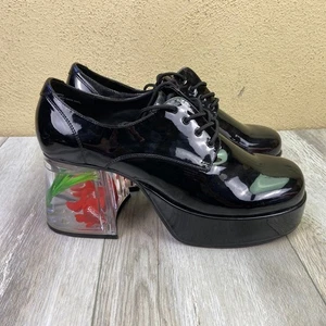 Funtasma Boots Mens Size M 10-11 Black Floating Fish Heels Oxford Men PIMP02 * - Picture 1 of 14
