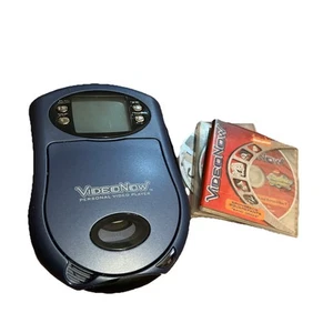 Y2K 2003 VideoNow Personal Video Player Hasbro Silver PORTABLE TV 3 Discs TESTED - Picture 1 of 6