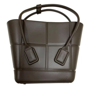 BOTTEGA VENETA The Arco Rubber Tote Bag Brown 090625 - Picture 1 of 8