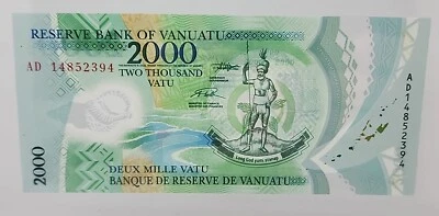 Vanuatu, 2000 Vatu, 2014, POLYMER, Birds - Image 1 of 4