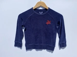 Vilebrequin Blue Iconic Turtle Long Sleeve Stretch Pullover Towel Shirt Top 6yrs - Picture 1 of 6
