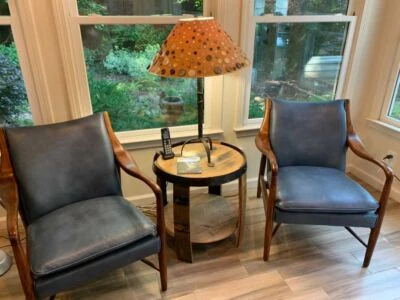 Whiskey Barrel End Table - Barrel Head End Table - Image 1 of 4