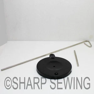 CAST IRON BASE 1 SPOOL THREAD STAND JUKI BROTHER CONSEW #27449 - Picture 1 of 1