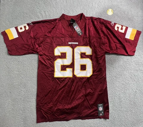 Washington Redskins NFL Reebok Jersey #26 Clinton Portis Size Large Men's Cover