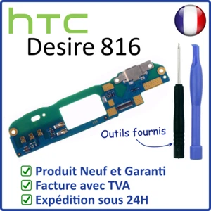 Flat Flex Circuito Connettore di Ricarica Dock USB E Micro Del HTC Desire 816+ - Foto 1 di 3