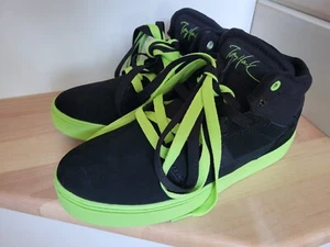Tony Hawk Skateschuhe Herren Größe 8-1/2 MED schwarz Swade Top limettengrün Unterteil  - Bild 1 von 12