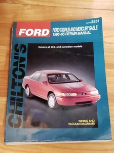 Chilton1986-95 Ford Taurus Mercury Sable Automotive Repair Manual  - Picture 1 of 6