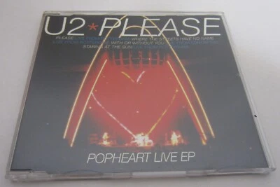 U2 CD Please PopHeart Live EP - 4 track - Bild 1 von 3