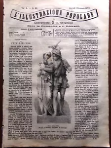 L'Illustrazione Popolare 18 Gennaio 1872 Vittorio Emanuele a Montecitorio Frejus - Imagen 1 de 4