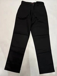 Cintas 395-35 Cathy Fit Female Work Pants Uniform Slacks Black Size 4 Inseam 30 - Picture 1 of 9