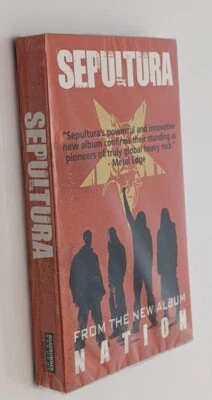 Sepultura - "Nation" Promo Cassette Single Sampler Roadrunner Sealed New - Image 1 of 4
