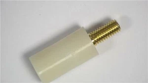 4 x Separador Redondo RS PRO Nylon y Latón Macho/Hembra, 25 mm, M6 x M6 PCB Aislado - Imagen 1 de 1