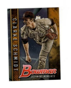 2017 Bowman Draft Chrome Defining Moments Clarke Schmidt Yankees QTY - Picture 1 of 2