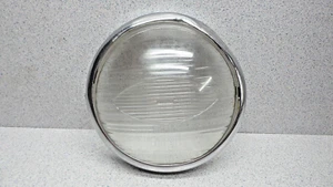 1954 BSA BB33 BB500 BB BB32 GOLD STAR SINGLE HEADLIGHT LUCAS LENS DAMAGED RING - Picture 1 of 19