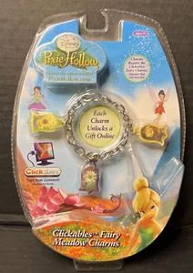 Pixie Hollow Clickables Fairy Meadow Charms New Sealed - Picture 1 of 2